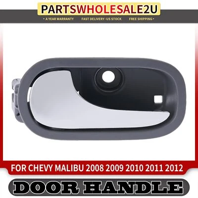 Manija de puerta interior del conductor trasero para Chevrolet Malibu 2008-2012 gris + cromo Foto 1 de 4