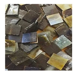 1/2" Shades of Brown Stained Glass Mosaic Tiles - Picture 1 of 1