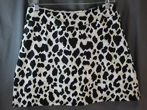 Style Zone Medium Black/Gold/White Knit Skort New with Tags - Picture 1 of 5