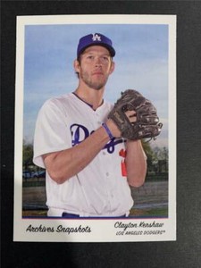 2016 Topps Archives Snapshots #AS-CK Clayton Kershaw Dodgers