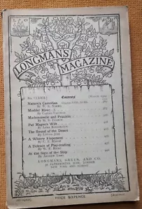 UK Magazine – LONGMAN’S MAGAZINE March 1904 – M. E. Francis - Picture 1 of 4