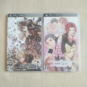 Amnesia Crowd and Brothers Conflict Passion Pink Set Of 2 Sony PSP Games Japan - Picture 1 of 23