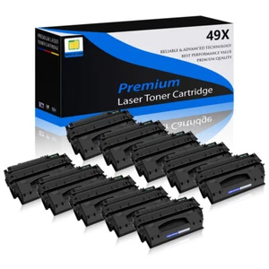 10 PACK 49X Q5949X Toner Cartridge for HP LaserJet 1320 3390 3392 Printer - Picture 1 of 24