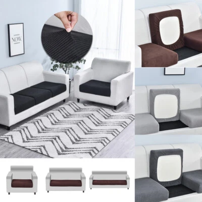 Sofa Seat Cover Covers Seater Couch Slipcover Cushion Elastic Settee Protector - Image 1 of 4
