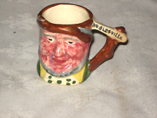 A Vintage Healesville Victoria Souvenir Miniature Ceramic Toby Face Jug