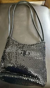 VINTAGE Black Sequined Handbag, Purse, Pocketbook, Evening Bag - Picture 1 of 5