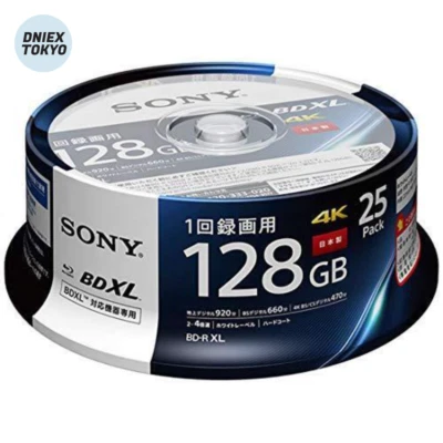 Sony Blu-ray Disc BD-R XL 128GB Single Recording 25 Sheets Included New  - Image 1 of 4