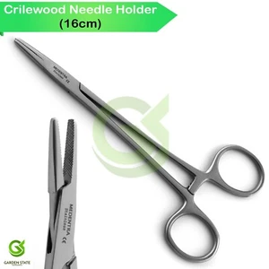 Dental Crilewood Needle Holder 16cm Needle Driver Perfect Suturing Forceps - Picture 1 of 3