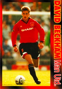 DAVID BECKHAM 1995 LCD PUBLISHING SOCCER CARD RC ENGLAND Photo Magnet @ 3"x5" - Picture 1 of 3