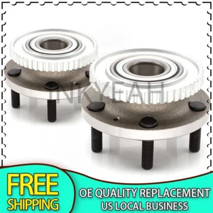 Pair Front Wheel Hub & Bearing For 1991-1995 Volvo 940 Base/T Sedan 2.3L 513170 - Picture 1 of 8