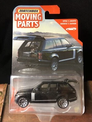 2018 Range Rover Vogue SE Black Matchbox Moving Parts MB1163 1/64 GKP19 - Image 1 of 3