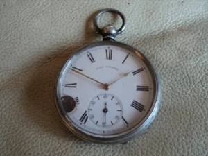 Rare Vintage John Colburn Gents .999 FINE SILVER POCKET WATCH Key-Wind (100g) - Picture 1 of 9