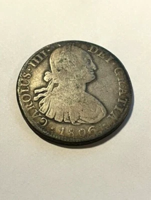 1806-Mo TH Mexico 8 Reales Silver #10566 - Image 1 of 4