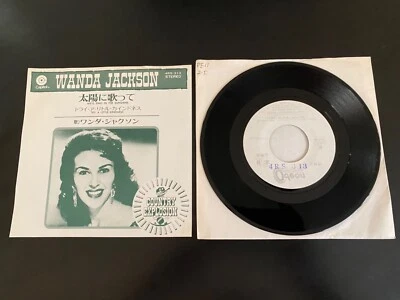 WANDA JACKSON WE’LL SING IN THE SUNSHINE JAPAN WHITE LABEL PROMO 7" 45 Foto 1 de 2
