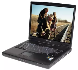 VINTAGE PANASONIC TOUGHBOOK CF-51 MK C2D 40GB HDD 2GB RAM WIFI WIN 7 PRO DVD - Picture 1 of 5
