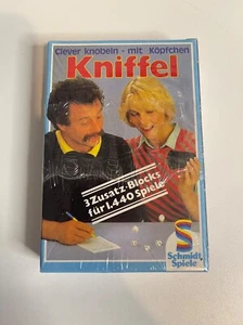 Kniffelblock für 1440 Spiele Gesellschaftsspiel Neu OVP Vintage Schmidt Spiele - Bild 1 von 1