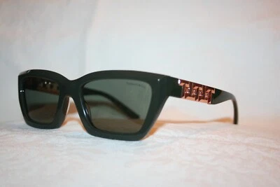 Novos óculos de sol Tiffany & Co TF4213 verde lente verde sólido (8398/82) 54-18-140 - Imagem 1 de 3