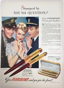 Armed Services Soldiers Eversharp Pen Company Vintage Ad Writing Pencil - Picture 1 of 6