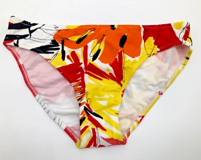 ALBA MODA Bikinihose Bikinislip Hose Weiß orange gelb rot gemustert neu Etikett - Bild 1 von 4