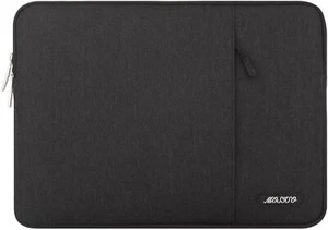 13.3'' Laptop Sleeve Case with Pocket, Fits MacBook/HP/Dell/Lenovo, Black - Picture 1 of 29