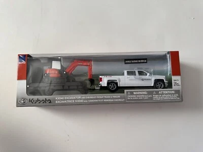 Toy Kubota R630 Loader Chevrolet Silverado Pickup Toys Collectibles Sealed - Image 1 of 4