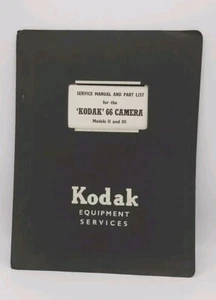 Kodak 66 II III Vintage Camera Service Manual And Part List Price Guide Book 60s - Picture 1 of 5