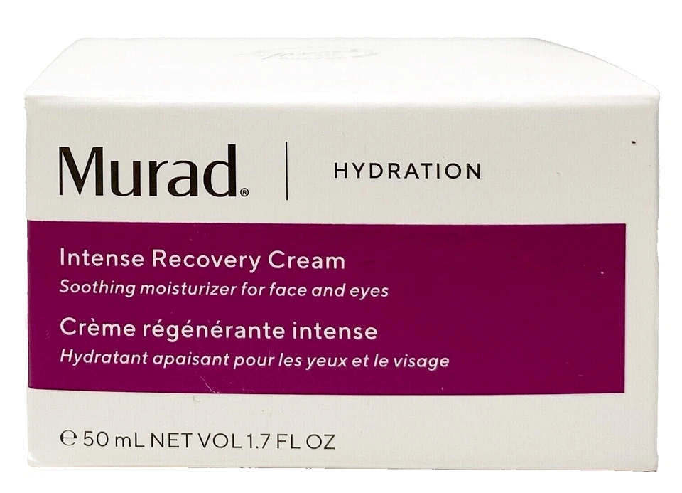 Murad Hydration Intense Recovery Cream Face & Eyes New in Box NIB 1.7oz / 50mL - Image 1 of 1