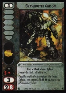 4x  Grasshopper (GHR-5H) - C Ungraded Commander's Edition - Battletech - Picture 1 of 1