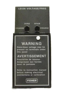 LS126 Fisher Controls 120VAC @ 10VA Control --SA - Picture 1 of 4