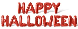 HAPPY HALLOWEEN Letter Balloon Banner - DIY Halloween Party Decorations - Picture 1 of 55