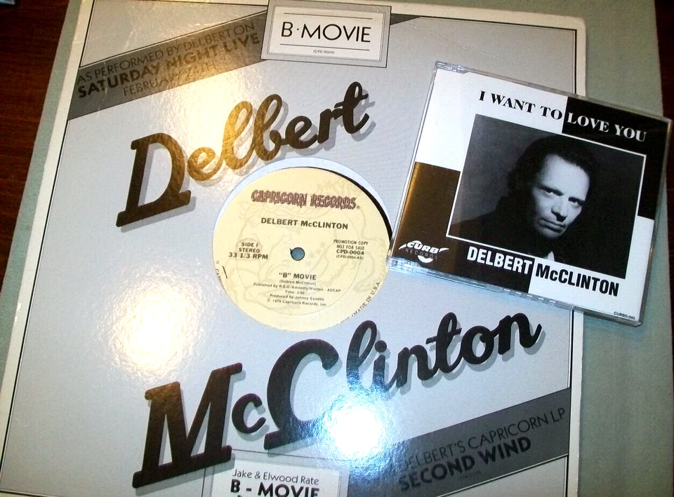 Delbert McClinton      **PROMO VINYL / CD LOT**     I Want to Love You - B Movie - Image 1 of 1