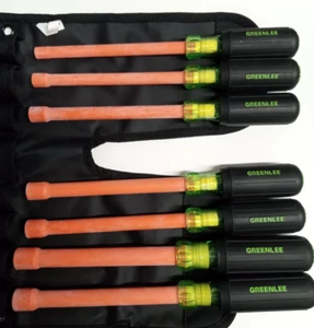 GREENLEE 0253-03NH-INS 13473 7PC NUT DRIVER INSULATED SET NH 6" - Picture 1 of 8