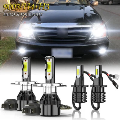 Combo de 4 faros LED altos bajos antiniebla para Suzuki XL-7 2002-2005 6000K Foto 1 de 4