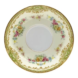 Noritake BELLODGIA Gold Tan Flowers Scrolls 5.5" Saucer MINT - Picture 1 of 3