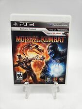 Mortal Kombat Sony PlayStation 3 with inserts and manual fighting game PS3