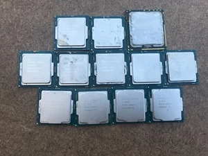 Lot of 12 Dead CPU i5 8400 i5 8500 i5 6500 i3 6100T i7 980X 1240V5 (Read desc) ! - Picture 1 of 12