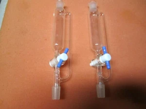 2 SYNTHWARE 25ml Funnel, Graduation, w/PTFE plug and Addition, - Picture 1 of 3