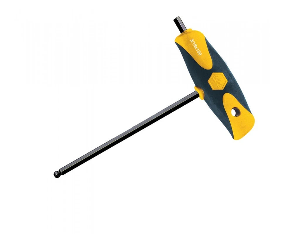 Wiha 33426 9/64 x 5.9" Soft Grip Dual Drive Hex T-handle - Image 1 of 1