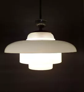 Alte Deckenleuchte E27 XL Weiß Deckenlampe Mithras Bauhaus - Bild 1 von 20