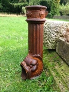 Fallrohr Auslauf, Wasser-Speier Fisch, Ablauf/Einlauf Dachrinne u. Brunnen - Bild 1 von 8