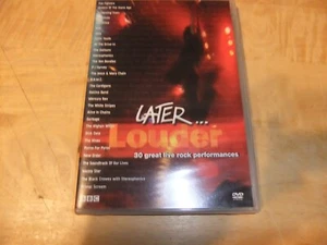 2003 LATER LOUDER GREAT LIVE ROCK PERFORMANCES DVD BBC FOO FIGHTERS METALLICA EX - Picture 1 of 4
