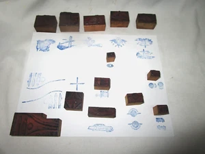50 + Vintage small printers inking blocks--some auto, misc advertising - Picture 1 of 6