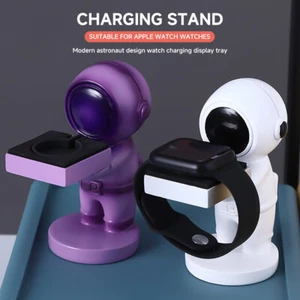 Uchwyt na zegarek Dock Astronaut Figurka Stacja ładująca Base Biurko do Apple Watch - Zdjęcie 1 z 11