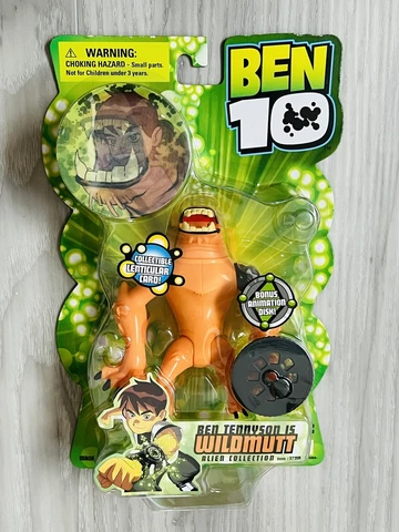 BEN 10 Ben Tennyson is Wildmutt Figure Lenticular Card Animation Disc Bandai Cover