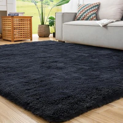Fluffy Area Rugs 8x10 Non-Slip Shag Rug Carpet for Living Room & Bedroom Floor - Image 1 of 4