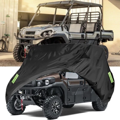 Cubierta de almacenamiento UTV polvo sol UV impermeable para Kawasaki Mule Pro-fxt Ranch Edition Foto 1 de 4