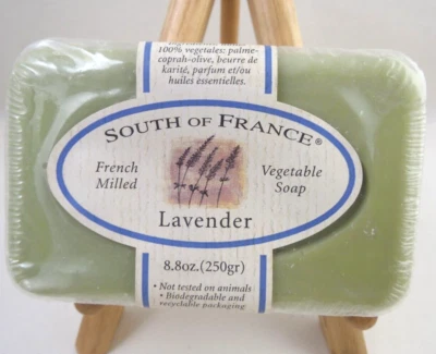 "South of France" "French Milled Vegetable Soap" "Bath Size Bar" Sealed VTG USA - Image 1 of 4