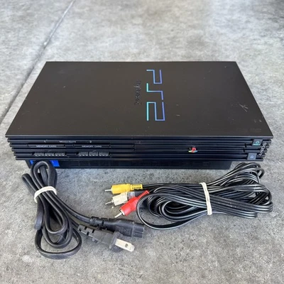Sony PlayStation 2 PS2 (SCPH-39001) Fat Console w/ OEM AV & Power Cable Tested - Image 1 of 4