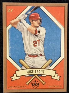 Mike Trout 2019 Panini Diamond Kings Baseball DK205 #4 Los Angeles Angels - Picture 1 of 3
