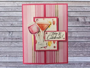 HANDMADE BIRTHDAY CARD FUNNY DRUNK LADIES LADY - Picture 1 of 4